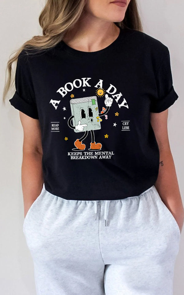 A Book A Day Crewneck/T-Shirt