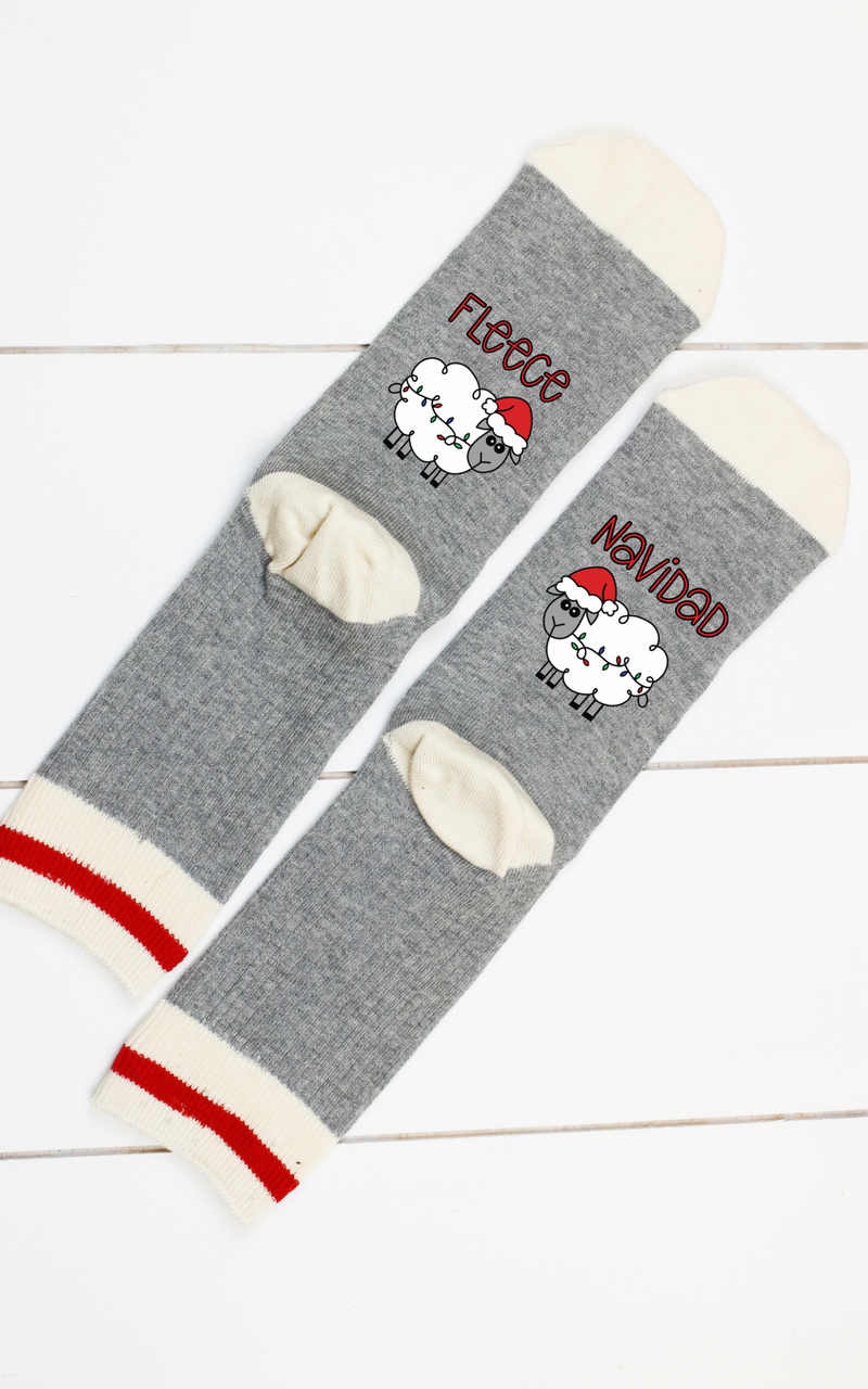 Fleece Navidad Socks