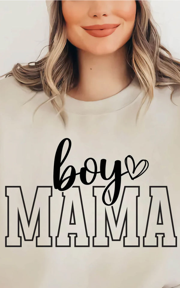 Boy Mama Crewneck/T-Shirt