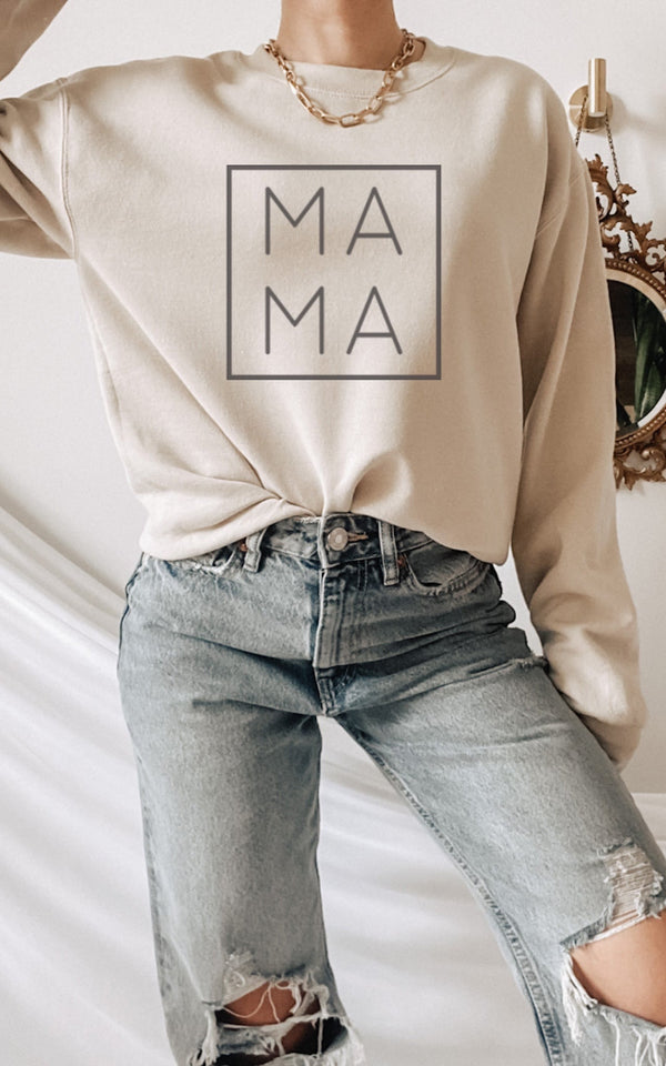 Square Mama Crewneck/T-Shirt