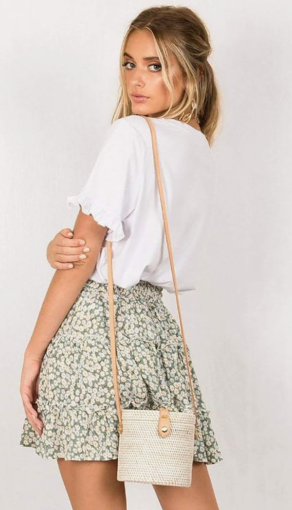 Cassidy Floral Skirt | Green