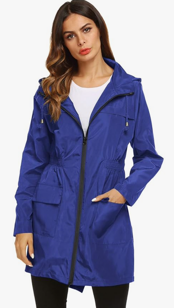 Mila Rain Coat | Blue