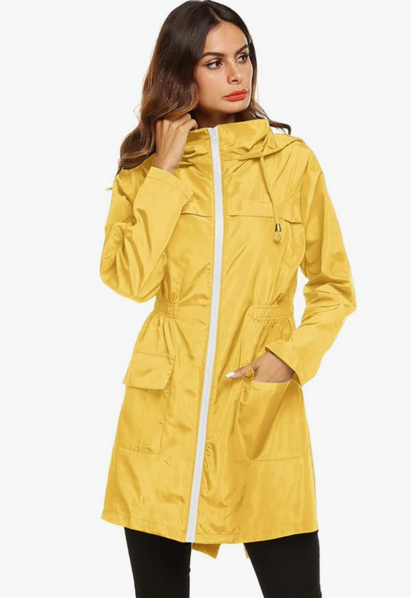 Mila Rain Coat | Yellow