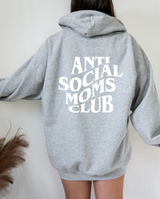 Anti Social Moms Club - Sweat à capuche noir