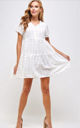 Malibu Tiered Lace Dress