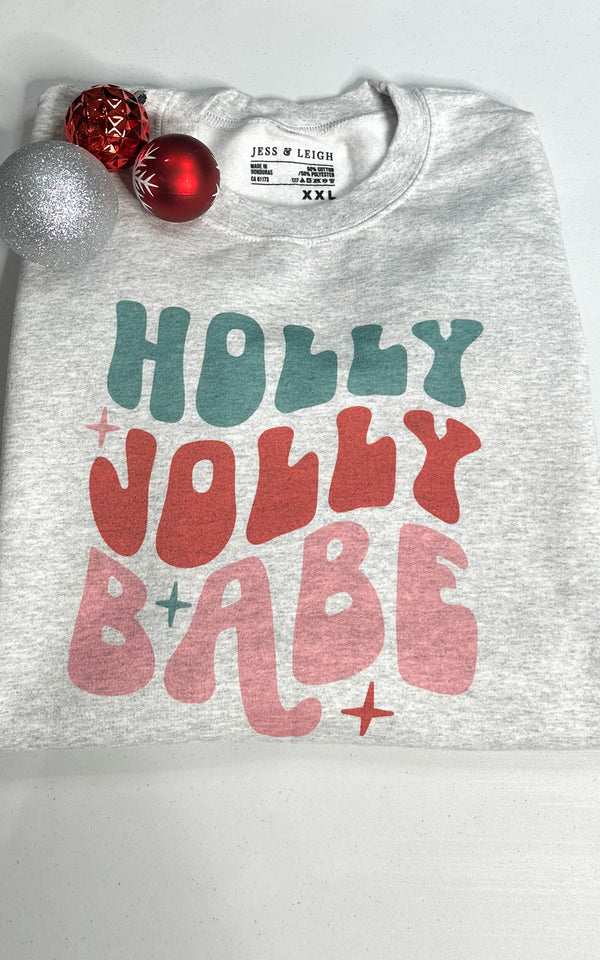 Holly Jolly Babe Graphic Sweater