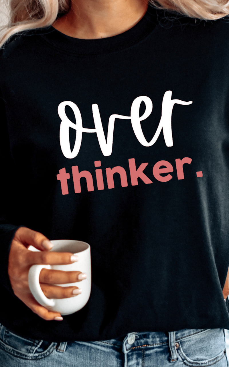 OVER THINKER CREWNECK | 4 colours